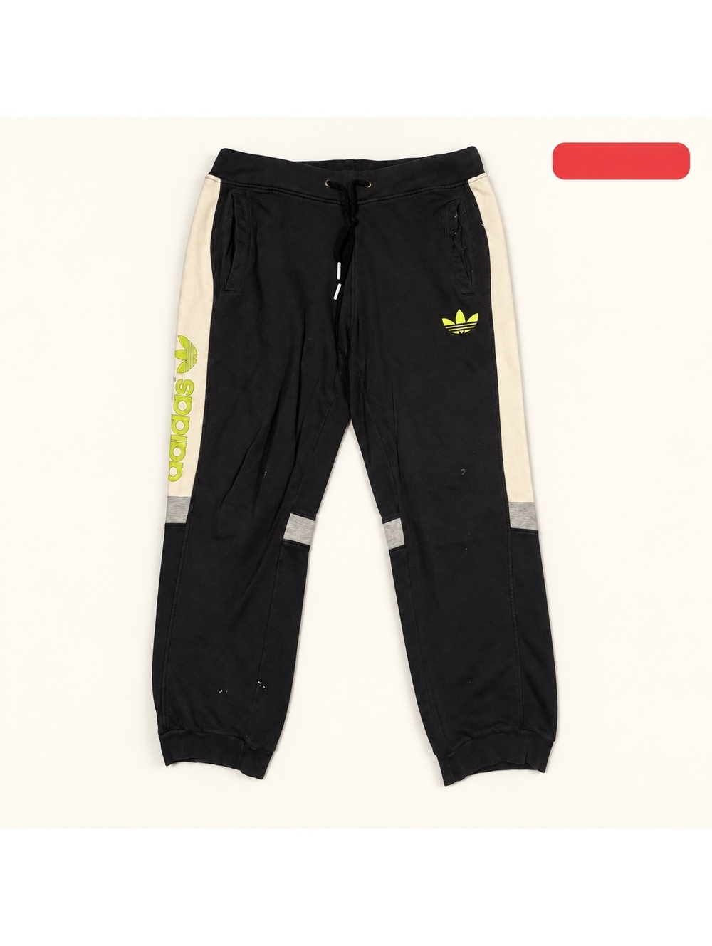 Adidas Originals Black Colorblock Joggers Size L